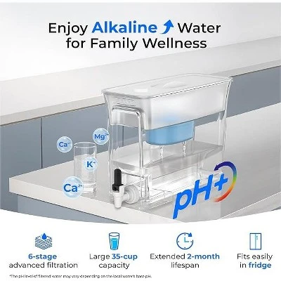 Waterdrop Slim Alkaline Water Filter Dispenser White (with 1 Filter) 3 Waterdrop Slim Alkaline Water Filter Dispenser White (with 1 Filter)
