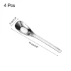 Unique Bargains 18/8 Stainless Steel Dessert Cereal Dumplings Small Silver Tone Soup Spoons