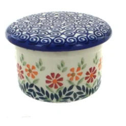 Blue Rose Polish Pottery M136 Manufaktura French Butter Dish -Target KitchenAid GUEST de40c90a c0a1 4e7a 9bb8 dd23c57bd8ff
