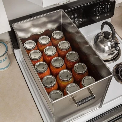 Lehman's Amish Made Stainless Steel Stovetop Water Bath Canner Stockpot 50 Quart 4 Lehman's Amish Made Stainless Steel Stovetop Water Bath Canner Stockpot 50 Quart - Image 2