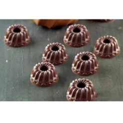 Silikomart Silicone Bakeware Mini Gugelhopf .3 Oz, 1.4" Dia X .8", 24 Cavities