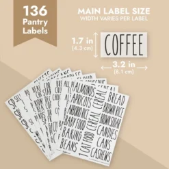 Talented Kitchen 136 Pantry Labels For Food Containers, Preprinted Black All-Caps Kitchen Organization Labels For Pantry Organization 14 Talented Kitchen 136 Pantry Labels For Food Containers, Preprinted Black All-Caps Kitchen Organization Labels For Pantry Organization -Target KitchenAid GUEST dea5c48f b547 4e14 a879 0347d14241cd