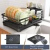 FURNIinspire Dish Drying Rack Dish Rack For Sink Dish Rack Drainboard Rustproof Dish Drainer With Utensil Holder Kitchen, Black, 17.16"*12.68"*5.07" 2 FURNIinspire Dish Drying Rack Dish Rack For Sink Dish Rack Drainboard Rustproof Dish Drainer With Utensil Holder Kitchen, Black, 17.16"*12.68"*5.07" -Target KitchenAid GUEST decea47b abd8 406b 8f77 a1f741b0132e