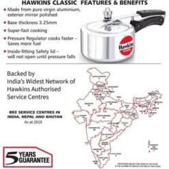 Hawkins Classic 2L Aluminum Pressure Cooker: Stovetop, Cool Touch Handle, Hand Wash, Silver, 1-Year Warranty 11 Hawkins Classic 2L Aluminum Pressure Cooker: Stovetop, Cool Touch Handle, Hand Wash, Silver, 1-Year Warranty -Target KitchenAid GUEST ded9d3c2 00e4 4300 804e b7b1b66d4a3d