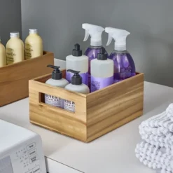 IDesign Acacia Wood Pantry Bin With Handles -Target KitchenAid GUEST dee60223 799b 4d2f 8a5f 3d80fc1a8e08