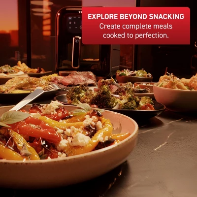 T-fal 6.3 Quart Infrared Air Fryer, 7-In-1 Cooking Functions, Digital Touch Screen, Black 4 T-fal 6.3 Quart Infrared Air Fryer, 7-In-1 Cooking Functions, Digital Touch Screen, Black - Image 2