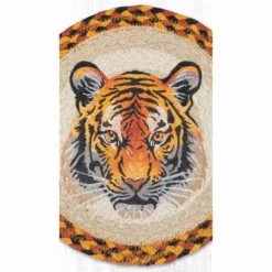Earth Rugs Hand-Braided Bengal Tiger Round Trivet Hot Pad 10 Inch -Target KitchenAid GUEST df0f4ff7 b54c 4ab4 98bb 39835e5bcc3d