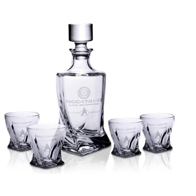 Ukonic Star Trek: The Next Generation 5-Piece Whiskey Decanter Set 9 Ukonic Star Trek: The Next Generation 5-Piece Whiskey Decanter Set - Image 7