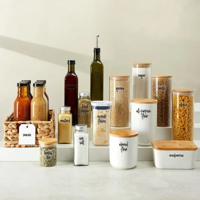 Talented Kitchen 375 Pantry Labels For Containers, Preprinted Kitchen Labels For Organizing Canisters, Black Script 5 Talented Kitchen 375 Pantry Labels For Containers, Preprinted Kitchen Labels For Organizing Canisters, Black Script - Image 3