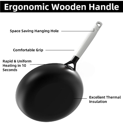 Frying Pan Set-3 Piece,8, 10, 12 Inch Pans Set Nonstick With Removable Handle, Honeycomb Cooking Surface Cast Iron Pan Dishwasher Safe 5 Frying Pan Set-3 Piece,8, 10, 12 Inch Pans Set Nonstick With Removable Handle, Honeycomb Cooking Surface Cast Iron Pan Dishwasher Safe - Image 3