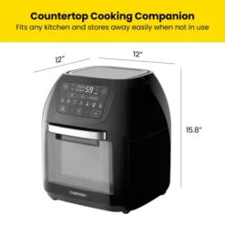 Chefman Multifunctional Digital 10 Qt. Air Fryer+ Rotisserie, Fry, Roast & Bake, 17 Presets - Black 22 Chefman Multifunctional Digital 10 Qt. Air Fryer+ Rotisserie, Fry, Roast & Bake, 17 Presets - Black -Target KitchenAid GUEST dfbebb0d 3f28 4fa4 ac52 0f216d3950c1