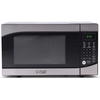 COMMERCIAL CHEF Countertop Microwave 0.9 Cu. Ft. 900W, Black And Stainless Steel 8 COMMERCIAL CHEF Countertop Microwave 0.9 Cu. Ft. 900W, Black And Stainless Steel - Image 6