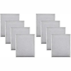 Nispira Replacement Aluminum Grease Filter Compatible With Broan NuTone NY NV Range Hoods. Compared To Part BP29. 8 Filters