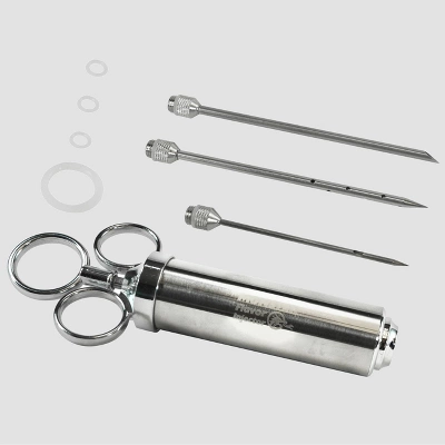 Grill BBQ Marinade Injector Silver - BBQ Dragon 6 Grill BBQ Marinade Injector Silver - BBQ Dragon - Image 4