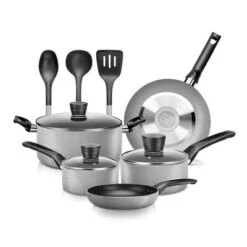 SereneLife 11 Piece Kitchenware Pots & Pans Set – Basic Kitchen Cookware, Black Non-Stick Coating Inside, Heat Resistant Lacquer (Grey) 15 SereneLife 11 Piece Kitchenware Pots & Pans Set – Basic Kitchen Cookware, Black Non-Stick Coating Inside, Heat Resistant Lacquer (Grey) -Target KitchenAid GUEST e0282b0b e170 4999 8176 178aa37c0e4e