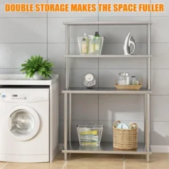 Stainless Steel Overshelf Shelves For Work & Prep Table, 2 Tier Double Deck Overshelf With Adjustable Shelf, Commercial Countertop Shelf 16 Stainless Steel Overshelf Shelves For Work & Prep Table, 2 Tier Double Deck Overshelf With Adjustable Shelf, Commercial Countertop Shelf -Target KitchenAid GUEST e04208f1 341c 498f 8548 5e0b95736589