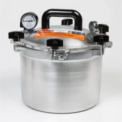 All American Pressure Cooker Canner For Home Stovetop Canning, USA Made For Gas Or Electric Stoves, 15.5 Quarts