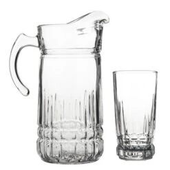 Slickblue Fluted Romanesque Design Cristalline Beverage Set – Includes 65 Oz Pitcher & 6 Tumblers -Target KitchenAid GUEST e07dce99 dad8 4ea4 aa91 be20ab67024d