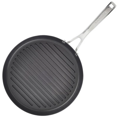 KitchenAid 3-Ply Base Stainless Steel 10.25" Nonstick Round Grill Pan: Induction Safe, Dishwasher & Oven Safe Griddle 10 KitchenAid 3-Ply Base Stainless Steel 10.25" Nonstick Round Grill Pan: Induction Safe, Dishwasher & Oven Safe Griddle - Image 8