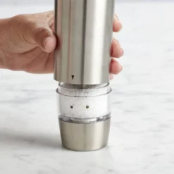 Kamenstein USB Rechargeable Dual Salt And Pepper Grinder: Stainless Steel Seasoning Shakers, Silver, 8.93" Height -Target KitchenAid GUEST e0b6d5a9 8695 4d09 a53b ed1fb2ca7038