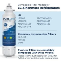 PureLine LG LT800P Refrigerator Water Filter Replacement ADQ73613401, LSXS26326S, LMXS30776S, LMXC23746S, LSXS26366S, Kenmore 46-9490, R-9490 (3-Pack) -Target KitchenAid GUEST e0bb00a5 f134 4a5c a0f2 655bd3647897