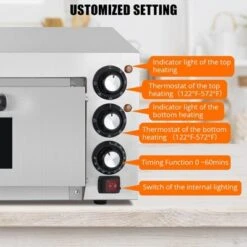 Commercial Countertop Pizza Oven,1800W Stainless Steel Electric Pizza Maker With Timer & Crumb Tray For Home/Restaurant 14 Commercial Countertop Pizza Oven,1800W Stainless Steel Electric Pizza Maker With Timer & Crumb Tray For Home/Restaurant -Target KitchenAid GUEST e141c09d 2d60 4a2e b011 898810db2a64