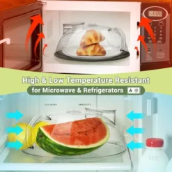 Itopfox Microwave Splatter Cover With Water Steamer, Clear Lid For Food, Integrated Handle, BPA-Free Splatter Guard, Essential Kitchen Gadgets -Target KitchenAid GUEST e1482801 6e85 4b7d 8cba d195d70e9cc7