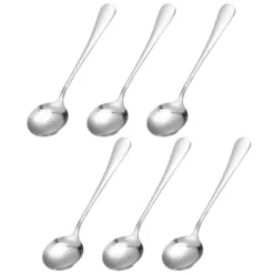 Unique Bargains Stainless Steel Dinner Tea Soup Round Spoons 6 Pcs Silver 17 Unique Bargains Stainless Steel Dinner Tea Soup Round Spoons 6 Pcs Silver -Target KitchenAid GUEST e1bcb6a6 f38d 4639 87f3 bc5f5512a52d