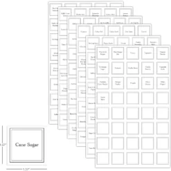 Good Cooking Removable Preprinted Spice Jar 1.5" Labels- 200 Different Spices With 40 Blanks (240 Total) No Residue, Fits Most Seasoning Shakers 9 Good Cooking Removable Preprinted Spice Jar 1.5" Labels- 200 Different Spices With 40 Blanks (240 Total) No Residue, Fits Most Seasoning Shakers -Target KitchenAid GUEST e1f9eade 9862 4e51 bebd 1a2c1422842c