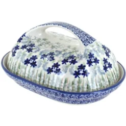 Blue Rose Polish Pottery M077 Manufaktura Butter Dish -Target KitchenAid GUEST e21bc751 4cfb 42d6 94ce 4e38b3bed849