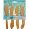 Talisman Designs Beechwood Spreaders, Succulent Collection, Set Of 4