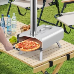 Portable Pizza Oven Outdoor, 12" Wood Pellet Pizza Ovens With Pizza Stone & Storage Bag & Pizza Peel, Stainless Steel Pizza Maker Grill -Target KitchenAid GUEST e25db2ef 60aa 43c3 a3f2 540f710fe2a9