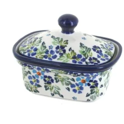 Blue Rose Polish Pottery 1188 Zaklady Butter Tub -Target KitchenAid GUEST e2a714d5 f261 42ef 9218 95c73c4696c4