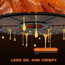 WHALL Air Fryer, 4QT Touchscreen Air Fryers With View Window, Air Fry, Bake, Broil, Dehydrate, Roast, Reheat, 12 Presets, Less Oil 17 WHALL Air Fryer, 4QT Touchscreen Air Fryers With View Window, Air Fry, Bake, Broil, Dehydrate, Roast, Reheat, 12 Presets, Less Oil -Target KitchenAid GUEST e2abaf4f b5e2 4d75 bf04 1ea5fffb725e