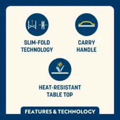 GCI Outdoor Slim-Fold Cook Station Outdoor Camp Kitchen - Black -Target KitchenAid GUEST e2c0c306 9b48 4475 ab60 f1f1420e09cf