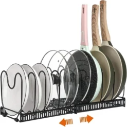 FURNIinspire Kitchen Rack Pot Rack Expandable Pan Organizer Lid Holder Adjustable Kitchen Cabinet Cookware Frying Rack, Black, 12.29"*8.19"*2.73" 13 FURNIinspire Kitchen Rack Pot Rack Expandable Pan Organizer Lid Holder Adjustable Kitchen Cabinet Cookware Frying Rack, Black, 12.29"*8.19"*2.73" -Target KitchenAid GUEST e34678ab 5960 47d9 800d 982e2c64cf4d