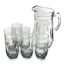 Slickblue Luxury Cristalline Glass Beverage Set – 75 Oz Pitcher & 6 Tumblers, Neoclassical Design 14 Slickblue Luxury Cristalline Glass Beverage Set – 75 Oz Pitcher & 6 Tumblers, Neoclassical Design -Target KitchenAid GUEST e365f22a 138d 48b2 87f1 1e8fb6e6c4c6
