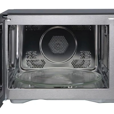 Magic Chef 1.0 Cubic Feet Stainless Countertop Microwave And Air Fryer, 10 Power Levels, Included Air Frying Rack, Crisper Tray, And Grill Rack, Black 6 Magic Chef 1.0 Cubic Feet Stainless Countertop Microwave And Air Fryer, 10 Power Levels, Included Air Frying Rack, Crisper Tray, And Grill Rack, Black - Image 4