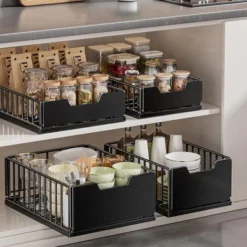 1 Pc Pull Out Cabinet Organizer, Pull-Out Home Organizers Metal Slide Out Drawers Black -Target KitchenAid GUEST e38752b0 f626 4a35 9819 f18971143860