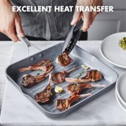 GreenPan Paris Pro 11" Hard Anodized Healthy Ceramic Nonstick Square Grill Pan 12 GreenPan Paris Pro 11" Hard Anodized Healthy Ceramic Nonstick Square Grill Pan -Target KitchenAid GUEST e396f444 e6c8 4fec 8bcb 02c956b1811f