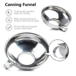 Kitcheniva Stainless Steel Canning Funnel Set 2 Pcs