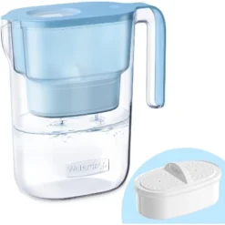 Waterdrop Water Filter Pitcher With 1 Filter, 5X Times Lifetime,Elfin, Blue -Target KitchenAid GUEST e3f49720 7101 4a81 9285 4a7c0f535332