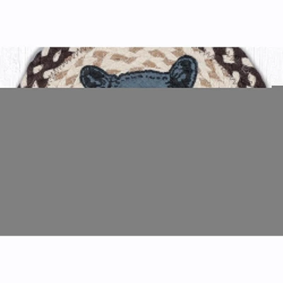 Earth Rugs Bear Printed Round Jute Trivet – 10" Rustic Accent With Heat-Resistant Eco-Friendly Braided Natural Design 3 Earth Rugs Bear Printed Round Jute Trivet – 10" Rustic Accent With Heat-Resistant Eco-Friendly Braided Natural Design