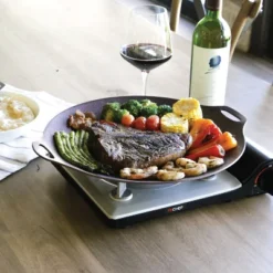 TECHEF 14" Round Griddle Grill Pan