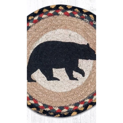 Earth Rugs American Bear Round Trivet – Rustic Cabin Kitchen Hot Pad 10"x10" 4 Earth Rugs American Bear Round Trivet – Rustic Cabin Kitchen Hot Pad 10"x10" - Image 2
