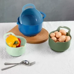 Itopfox 4-Piece Nesting Mixing Bowls Set With Pour Spout & Handle, BPA-Free, Microwave & Dishwasher Safe, Non-Slip Base, Lightweight 11 Itopfox 4-Piece Nesting Mixing Bowls Set With Pour Spout & Handle, BPA-Free, Microwave & Dishwasher Safe, Non-Slip Base, Lightweight -Target KitchenAid GUEST e4a3606e aaf5 491a b0e1 dd1ab29b6070