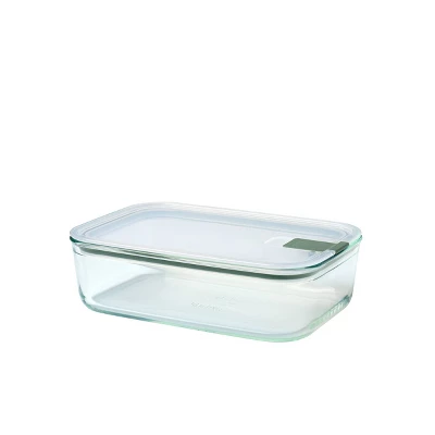 MEPAL 51oz Easyclip Rectangular Glass Storage Box With Lid Nordic Sage 7 MEPAL 51oz Easyclip Rectangular Glass Storage Box With Lid Nordic Sage - Image 5