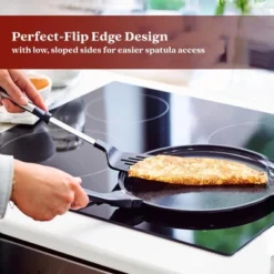 Alva Energy Ceramic Nonstick Griddle Pan Flat Nonstick Cooking Pan, Stay Cool Handle, Non Toxic, Compatible With All Stovetops & Induction Safe -Target KitchenAid GUEST e4af6e7c ffc8 489d 9621 6d0459b2f7ab