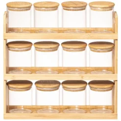 Basicwise Bamboo Spice Rack & Pantry Organizer Witj Glass Jars – Perfect For Countertop Storage In Kitchens To Keep Containers Neatly Displayed 23 Basicwise Bamboo Spice Rack & Pantry Organizer Witj Glass Jars – Perfect For Countertop Storage In Kitchens To Keep Containers Neatly Displayed -Target KitchenAid GUEST e55de29d 77dc 4011 ba0c 2bc870679d20