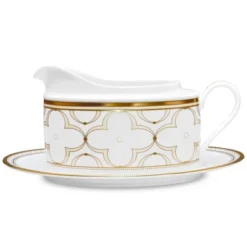 Noritake Trefolio Gold Gravy Boat With Tray 7 Noritake Trefolio Gold Gravy Boat With Tray -Target KitchenAid GUEST e5762261 9aa2 4cca a670 558463bb937c
